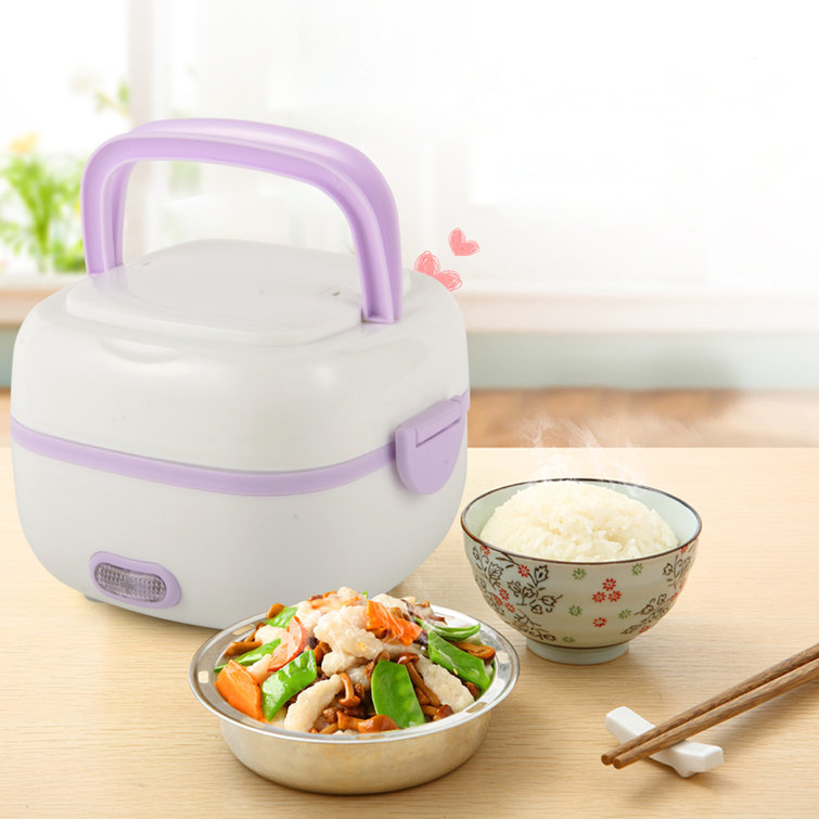 Lomana New MultifunctionalMini Rice Cooker Portable Food Steamer